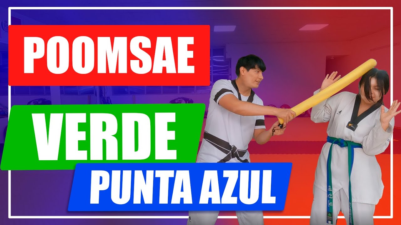 Poomsae verde punta azul 🟢🔵/Taeguk Sajang- 4 Jang