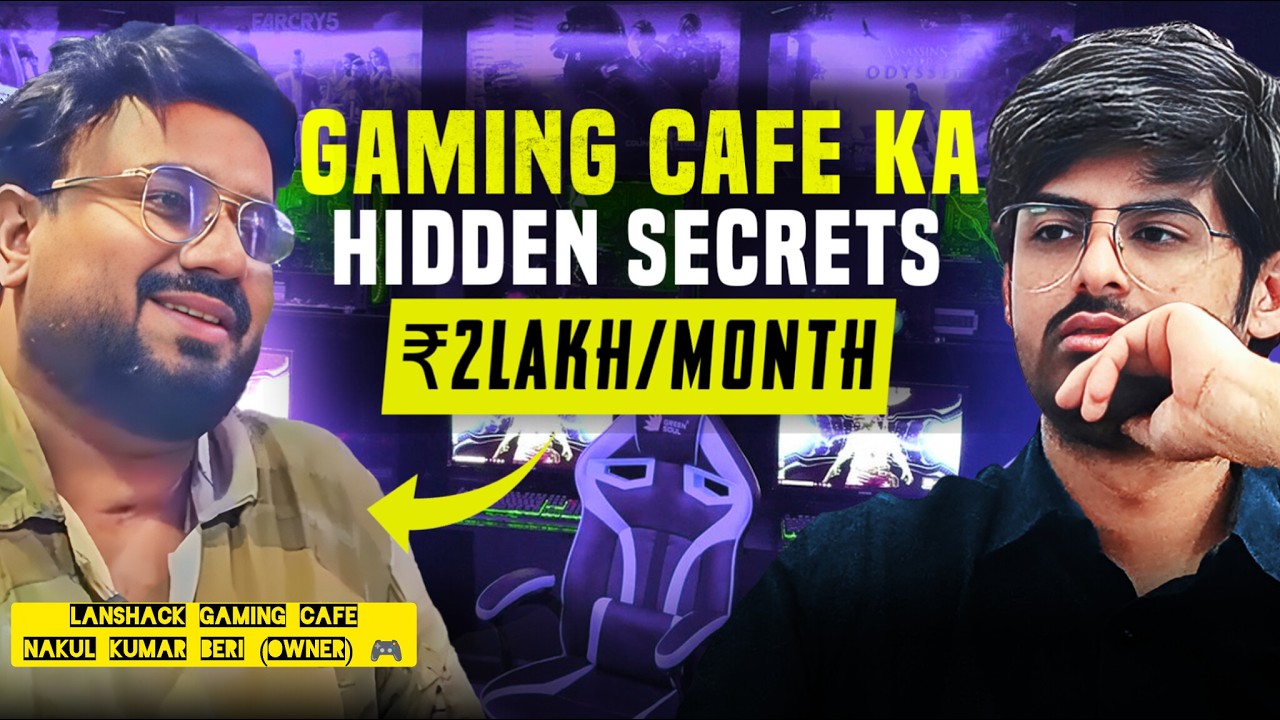 Inside Delhi's Online Gaming Café Business: Indian E-Sports Industry | LSG🎮Cafe | Decoding | GWC🦸‍♂️