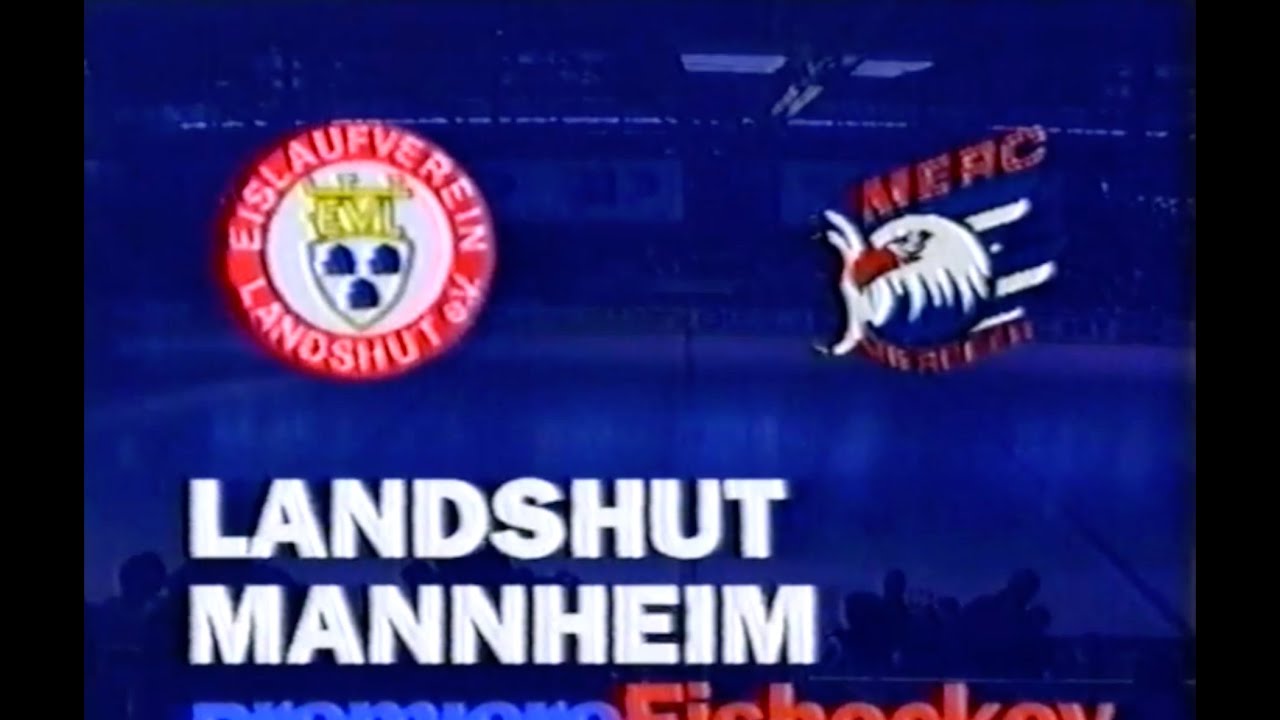 EV Landshut - Adler Mannheim | 05.02.1995, 42. Spieltag | DEL 1994/95