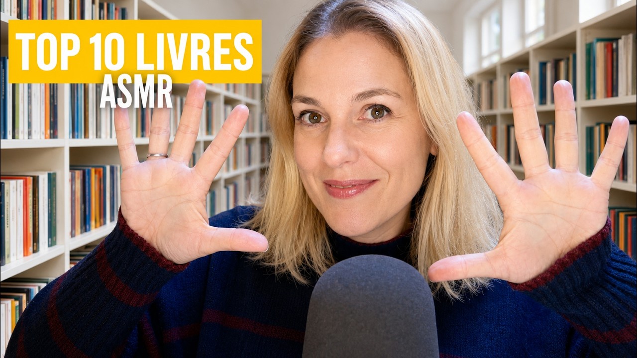 ASMR FR 📚 TOP 10 de mes meilleures lectures 2025