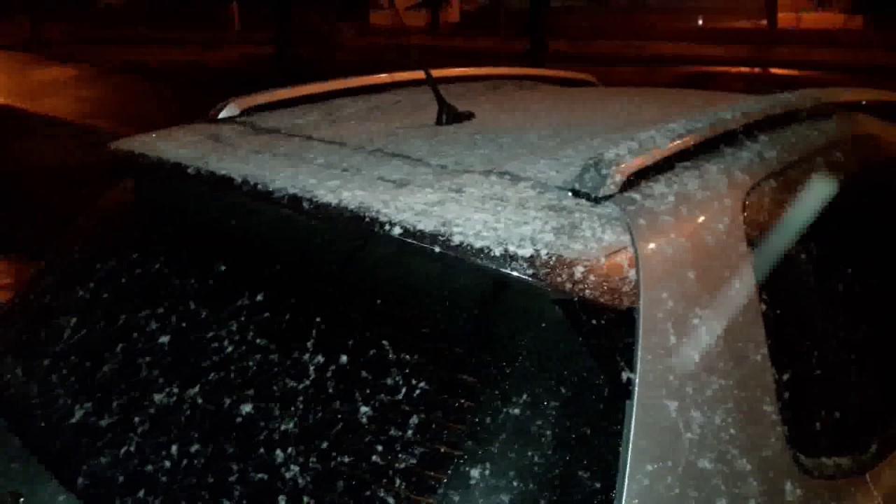 Nieve en Tornquist 15 de Julio  20 horas