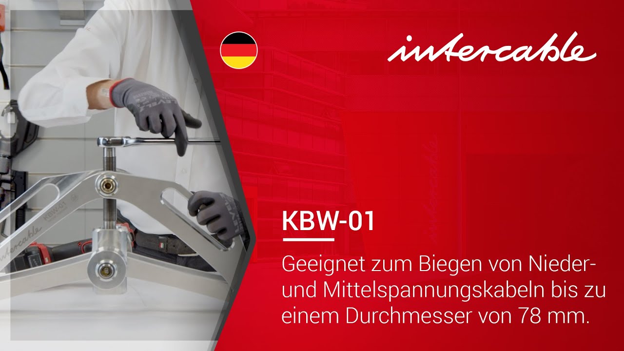 Anwendung: KBW-01 Kabelbiegewerkzeug - INTERCABLE
