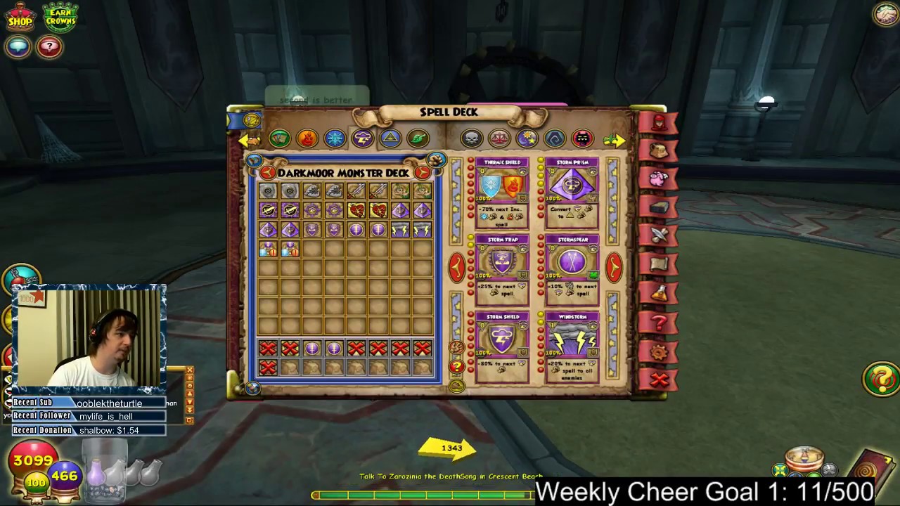 Wizard 101: Darkmoor Chest First Attempt 10K Crowns Storm Wizard