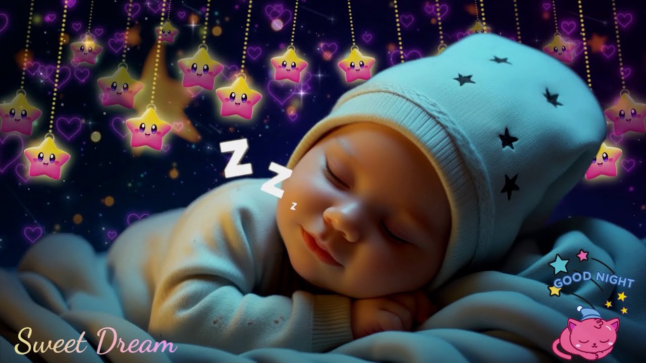Mozart & Brahms Lullaby 🎶 Baby Sleep Music to Calm Insomnia | Fall Asleep Fast in 3 Minutes