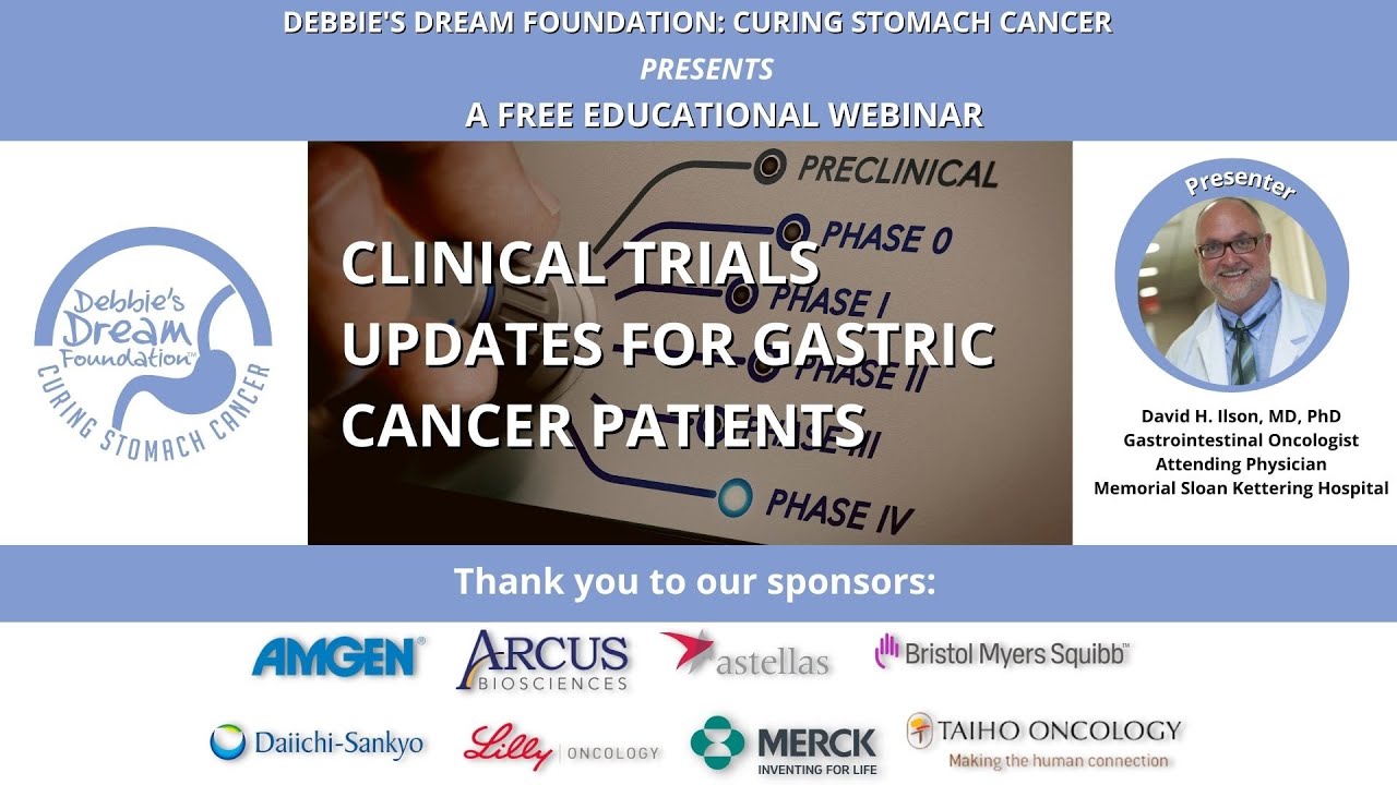 Clinical Trials Updates for Gastric Cancer Patients Webinar