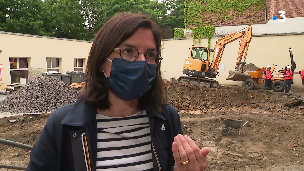 Végétalisation des cours des écoles lilloises