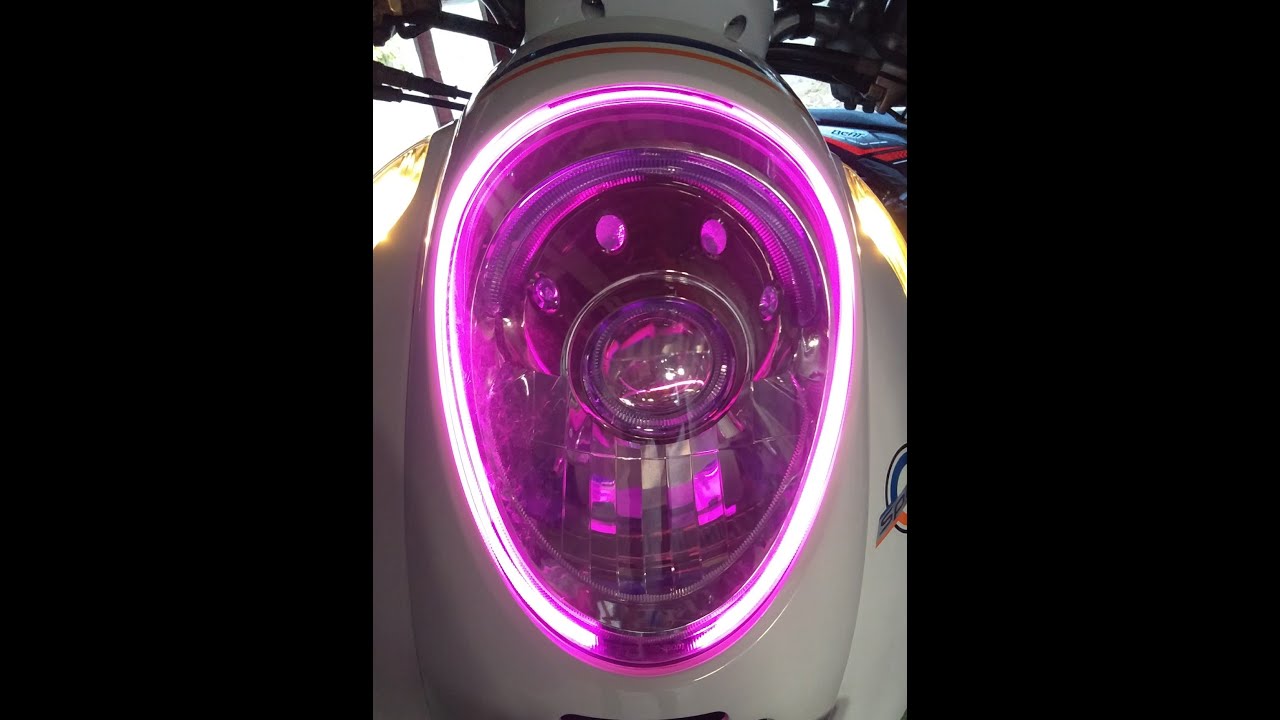 Cara memasang lampu alis honda scoopy
