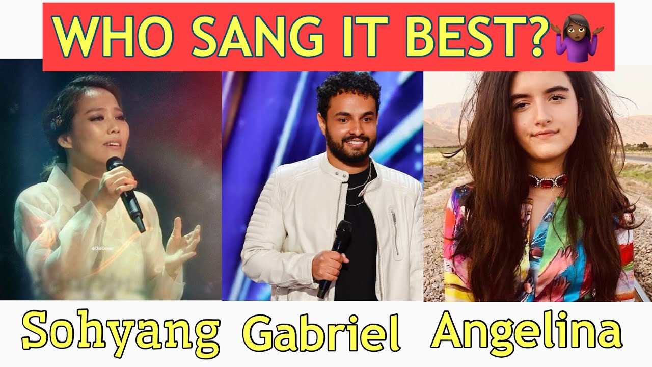 Sohyang, Gabriel Henrique, Angelina Jordan Sing “ I Have Nothing” || REACTION VIDEO