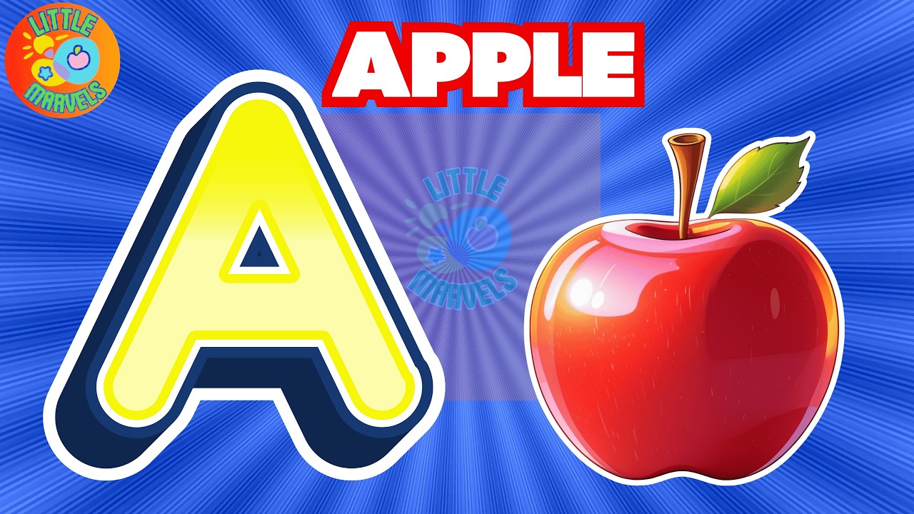 A is for Apple 🍏 Alphabet Phonics Song | ABCD and 5 Little Ducks Song