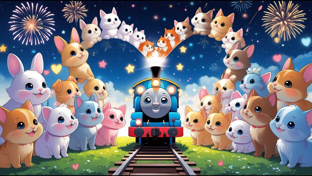 🚂🌴 Choo Choo Train – Jungle Cave & Hill Adventure | Kids Train Song 🏞️✨ 3D Animation