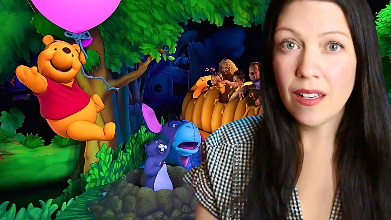 ПРИЗРАК ДИСНЕЙЛЕНДА: ПРИЗРАК в аттракционе «Винни-Пух»