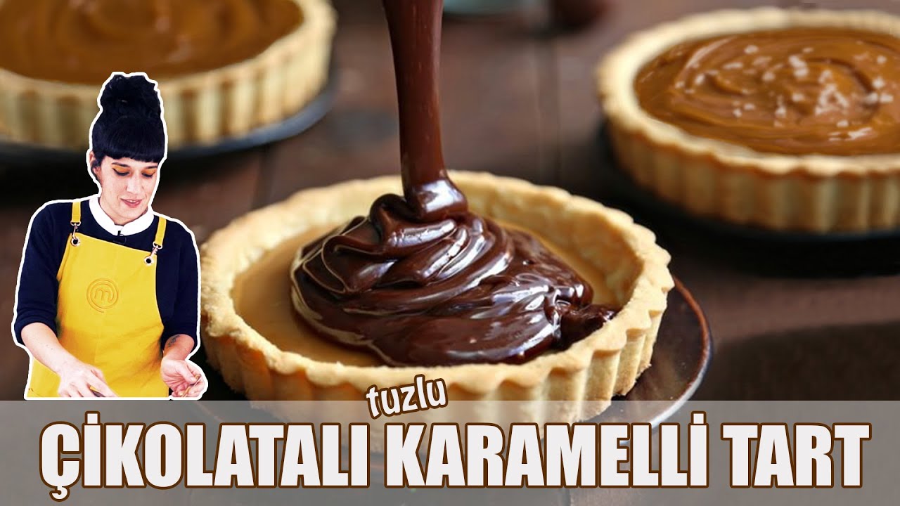 EN KOLAY TART HAMURU - ÇİKOLATALI TUZLU KARAMELLİ TART