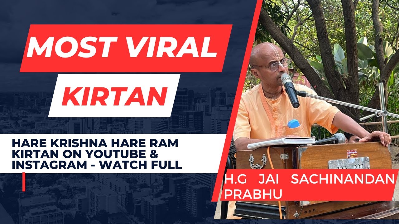Most Viral Hare Krishna Kirtan by Jai Sachinandan Prabhu at Govardhan Eco Village Shayan darshan