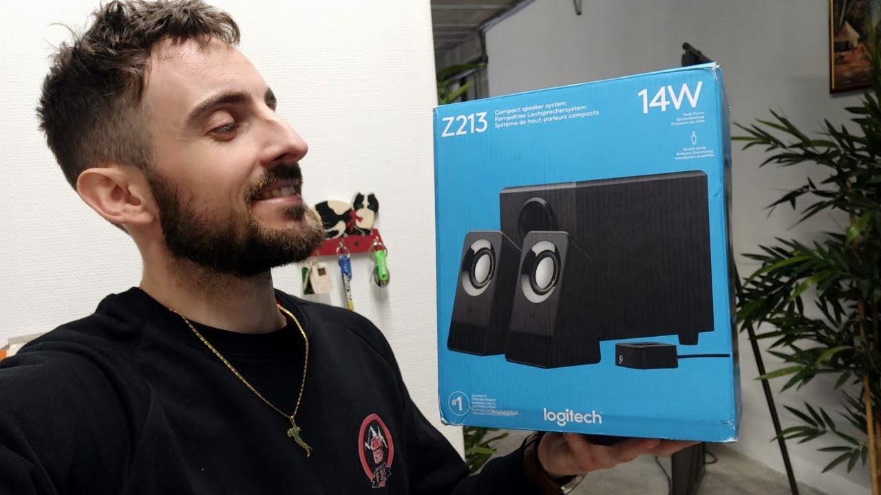 Les meilleurs haut-parleurs pour ordinateur à petit budget | Unboxing des  Logitech Z213 2.1