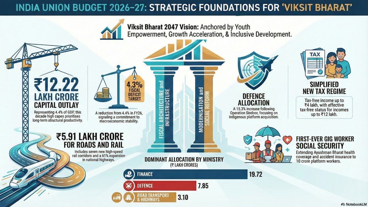 (Podcast) Budget 2026 Ki Asli Kahani: Youth Power aur 4.3% Deficit Ka Funda! [Hindi]