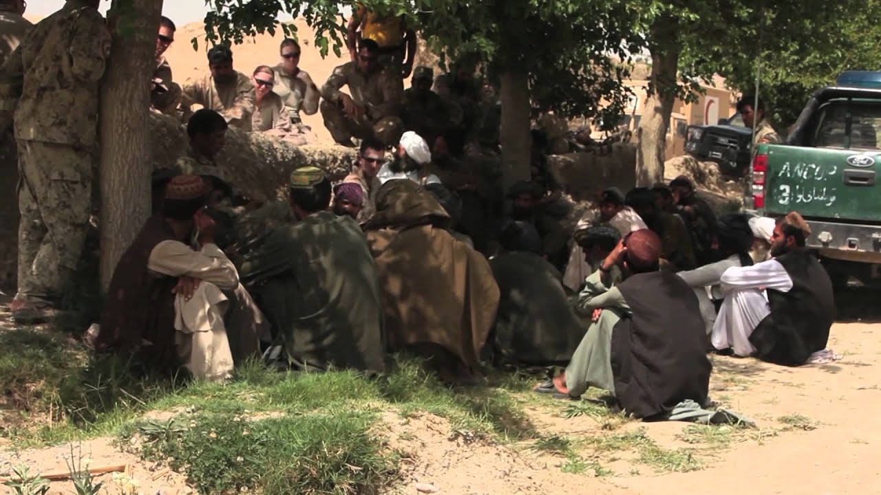 Marines facilitate Afghan meetings