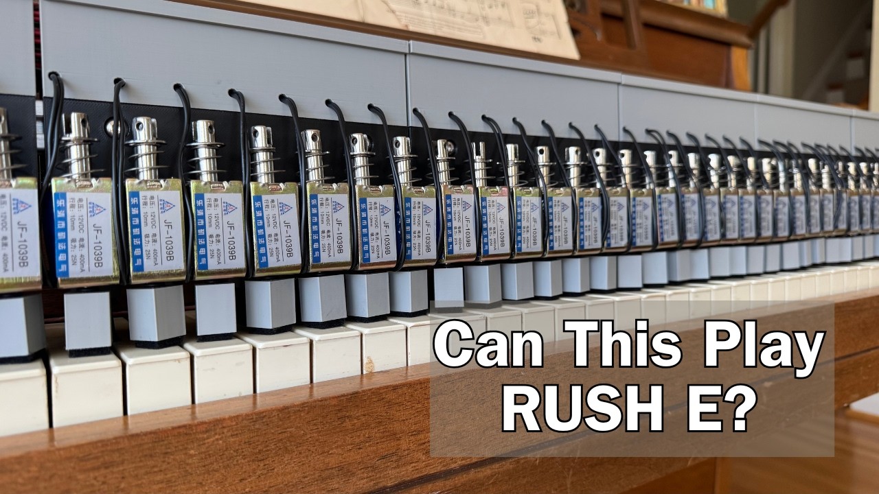 Rush E on My Robotic Piano