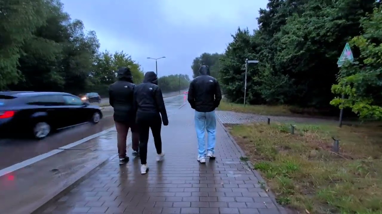 Berlin in the Rain 🌧️ | Peaceful Walking Tour with Umbrella ☔ | No Talking | Pixel 9 | Floating Life