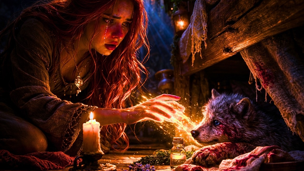 She Moved Into a Secluded Cottage… and Discovered a Dying Werewolf Pup Beneath Her Bed