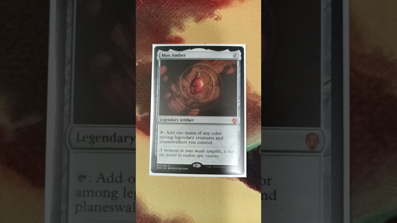 upcoming video on MOX Amber.
