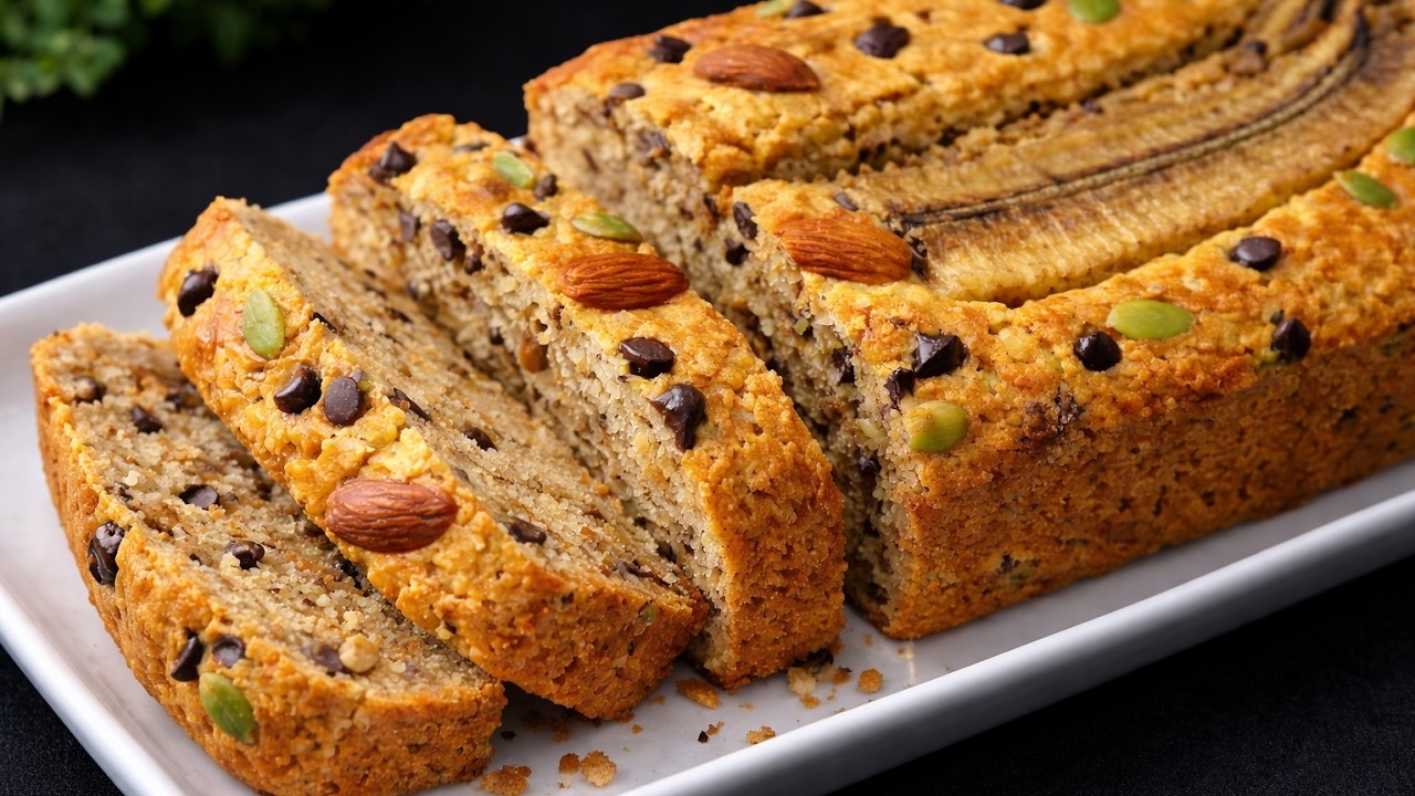 Healthy Banana Oatmeal Cake | No Flour, No Sugar, No Oil | Easy Breakfast & Snack
