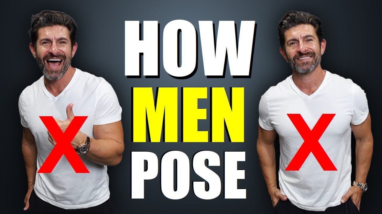 How (Adult) Men Pose For Pictures  (AVOID LOOKING STUPID)