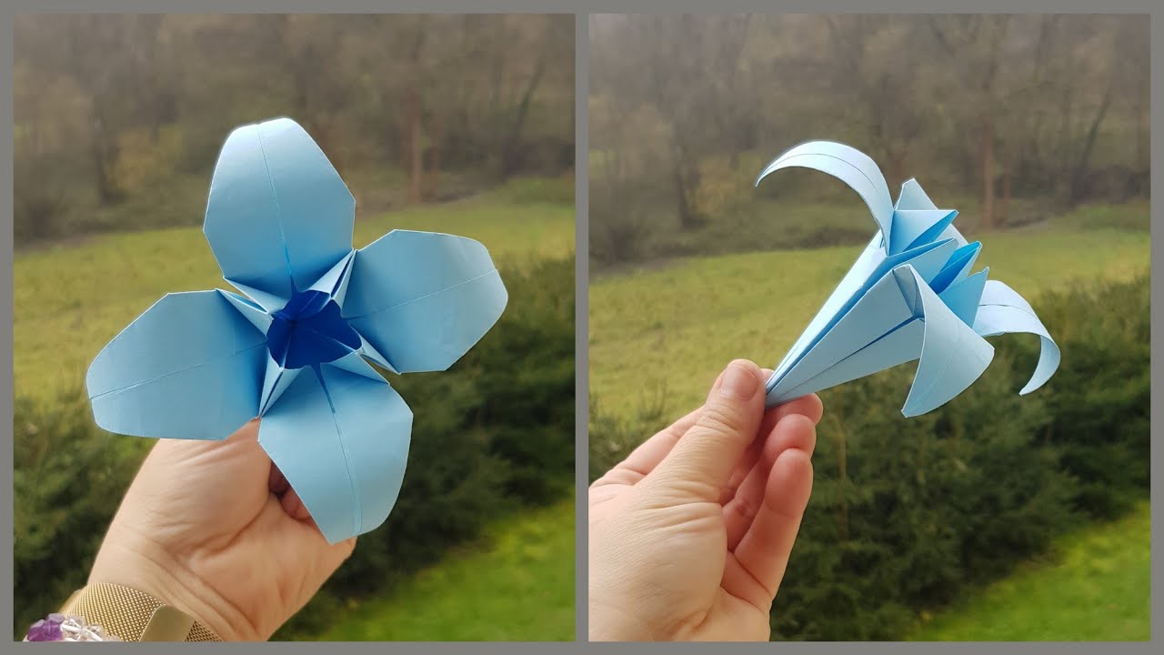 DIY - Origami Ľalia