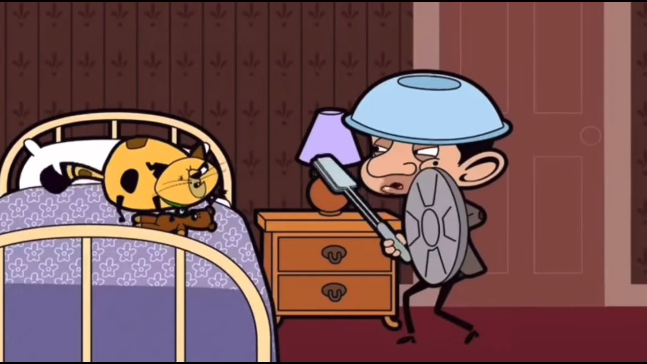Mr Bean Vs The Devil Cat Scrapper
