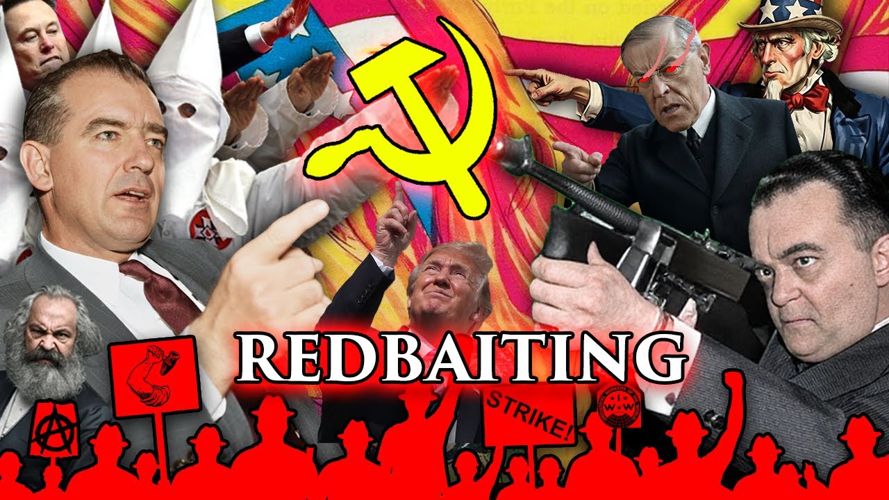 Why are Americans scared of COMMIES !?  History of Red Scares and redbaiting