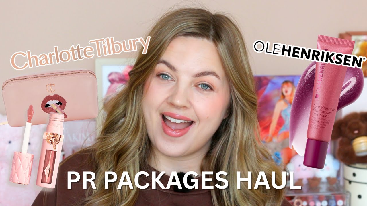 PR PACKAGES Makeup & Skincare Haul! Charlotte Tilbury & Ole Henriksen