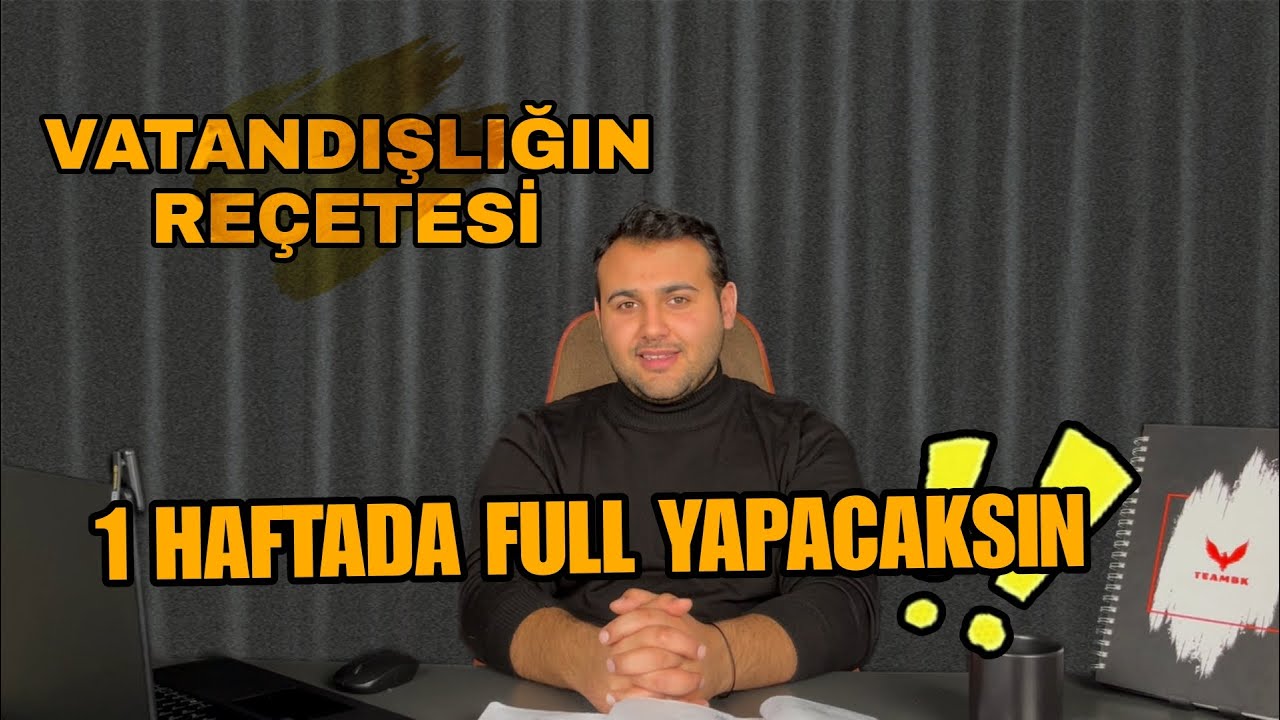 Vatandaşlığı FULL Yapma Sanatı! Kısa Zamanda FULL Yapmak Mümkün! #teambk  #2024kpss