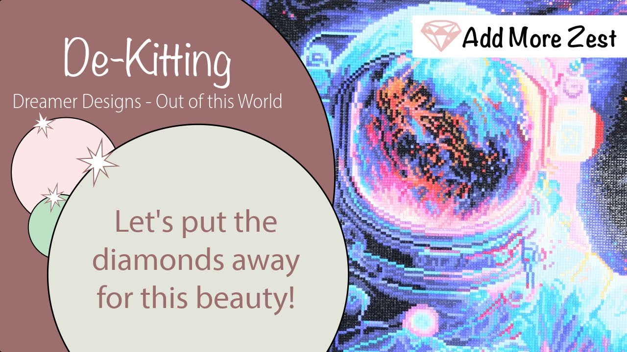 Out of this World Breakdown | Square Diamond Painting from Dreamer Designs