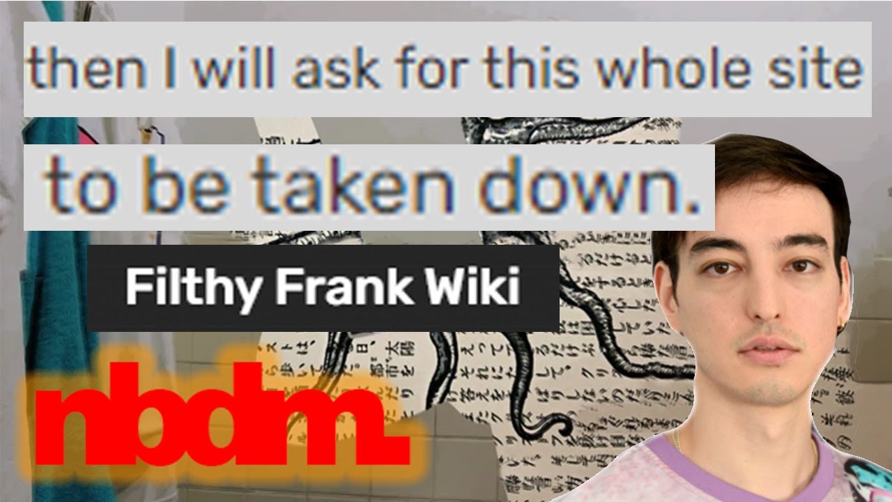 The time Joji tried to delete the Filthy Frank Wiki