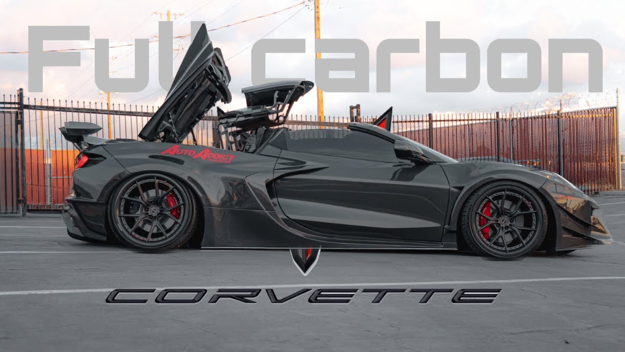 Unleashing the Beast: Full Carbon Fiber C8 Corvette Stingray by @AutoAddictUSA