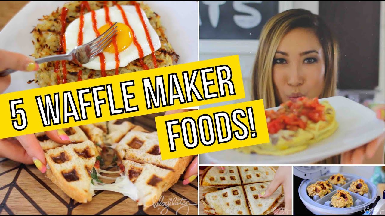 5 Unusual Ways to use a Waffle Maker! Omelets, Paninis, Quesadillas, Cookies & Hashbrowns