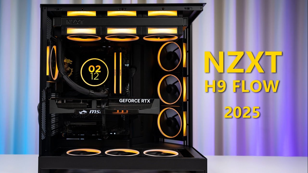 2025's new minimalist NZXT H9 FLOW! Do you like this style?