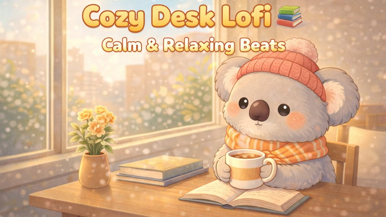 Cozy Desk Lofi 📚 Calm & Relaxing Beats for Study & Focus
