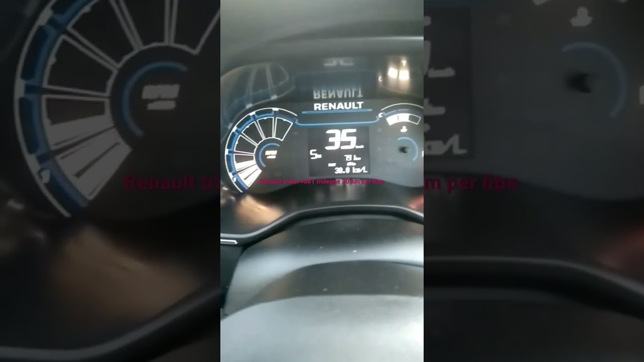 Renault triber AMT mileage 30km per litre