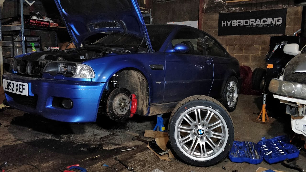 Brembos are on. I'm exhausted... [E46 M3 'Stage 1' Build]