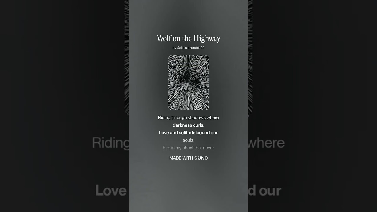 Wolf on the Highway