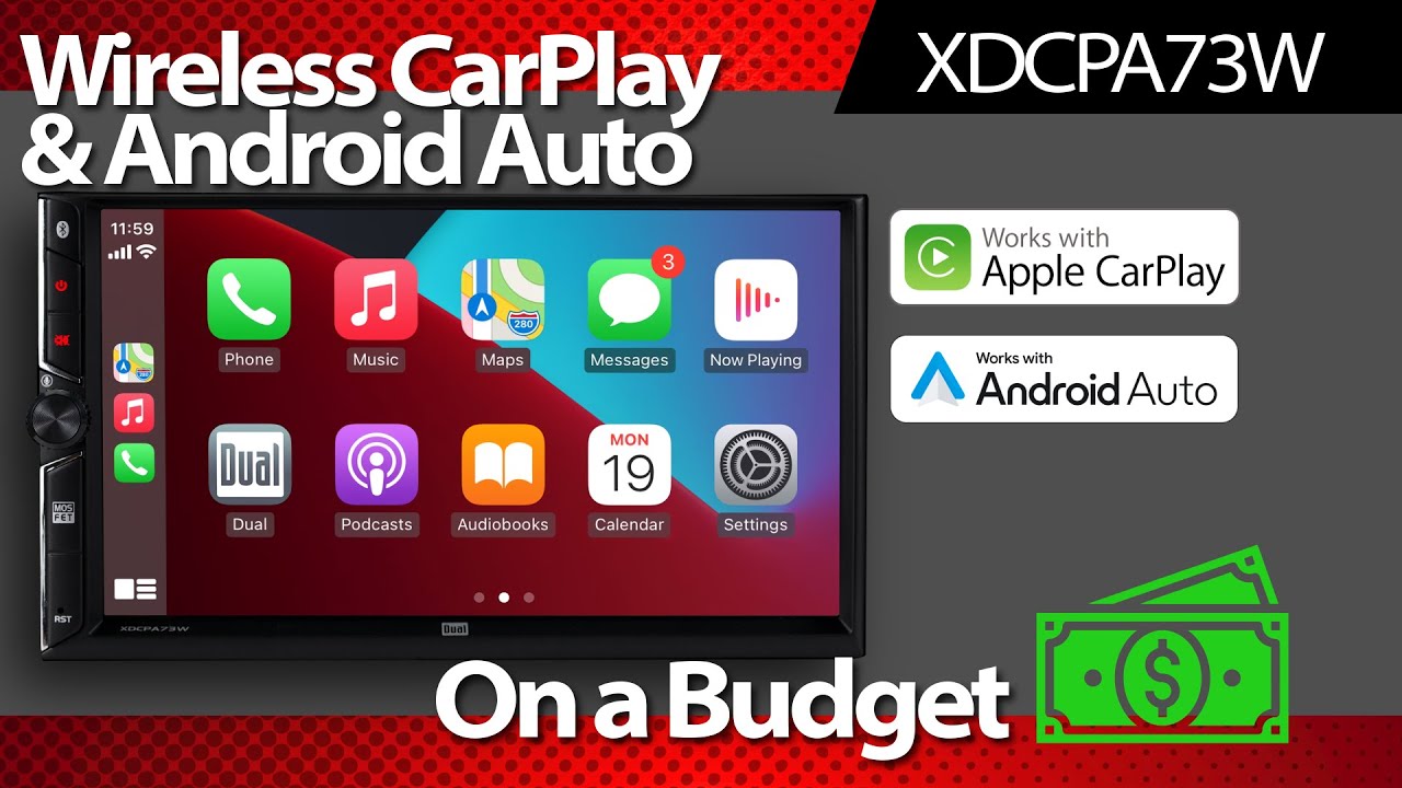 XDCPA73W - Wireless CarPlay & Android Auto on a Budget!