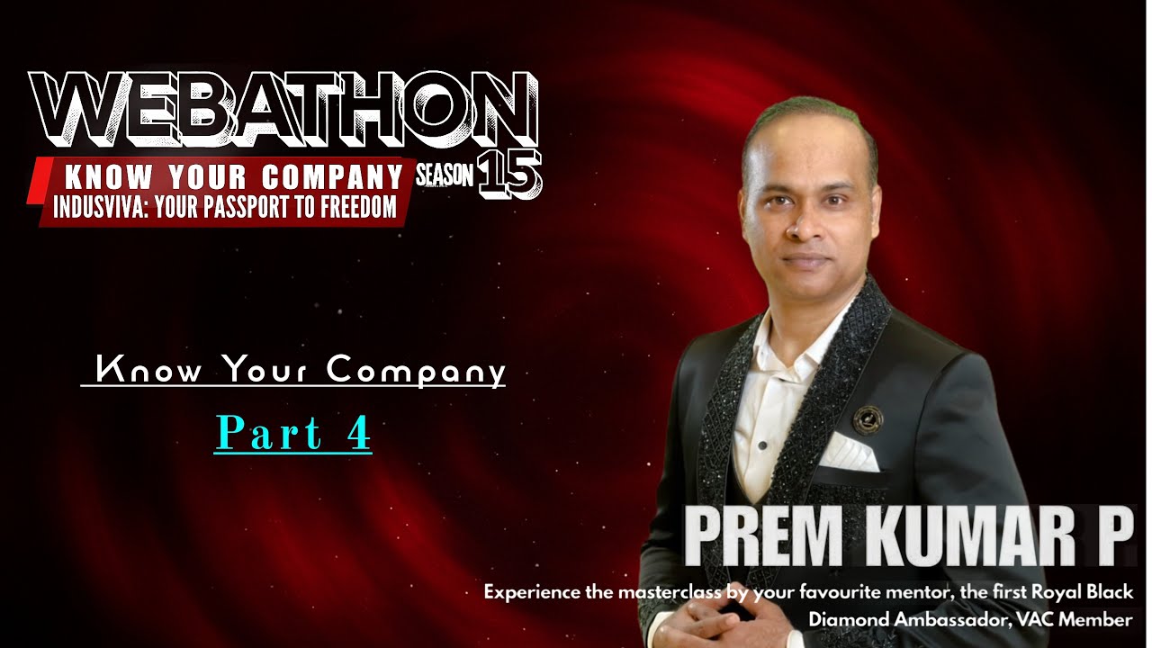 Webathon Season 15  |  Part 4 | Prem Kumar | Royal Black | VAC | Know Your Company