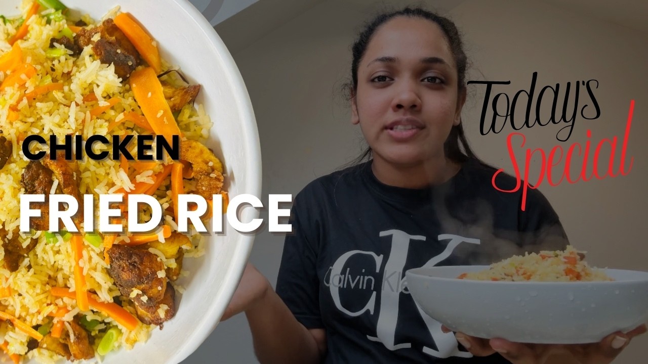 Better Than Takeout! Chicken Fried Rice 🔥 Easy Homemade Recipe | #wamilouge