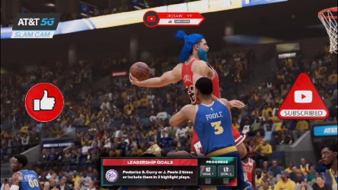 Монтаж SLAM CAM из NBA 2k23 на PS5