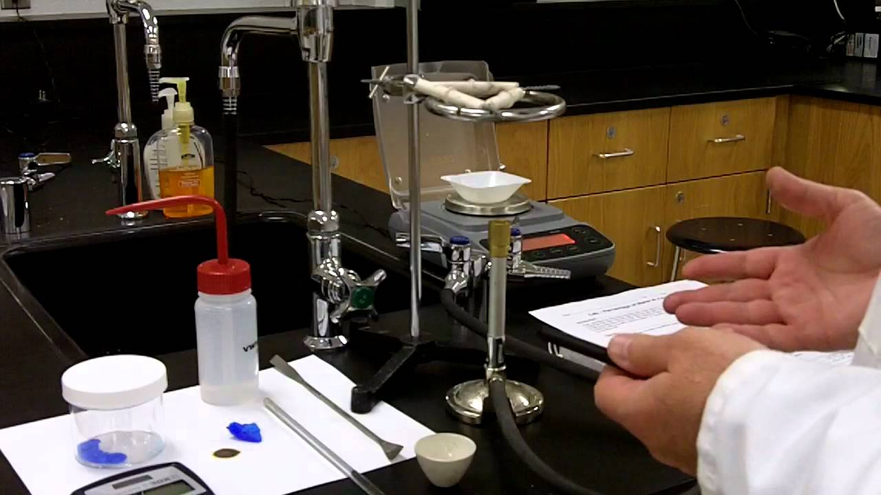 Percent Water in a Hydrate