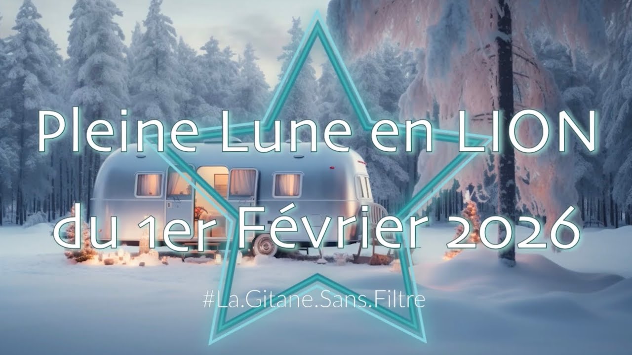 🌝♌️ PLEINE LUNE EN LION – 1er FÉVRIER 2026 ⚡️Un moment de vérité !