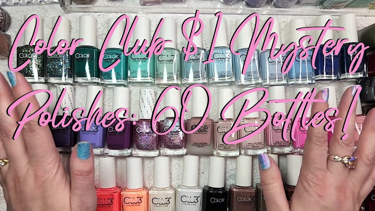 Color Club $1 Mystery Polish Haul Number 2: 60 Bottles!