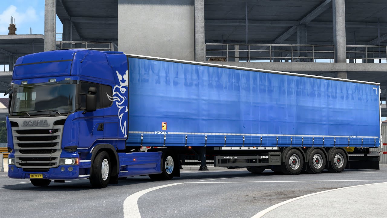 ETS2 Dortmund🇩🇪 to Zurich🇨🇭 Realistic Driving SCANIA R480