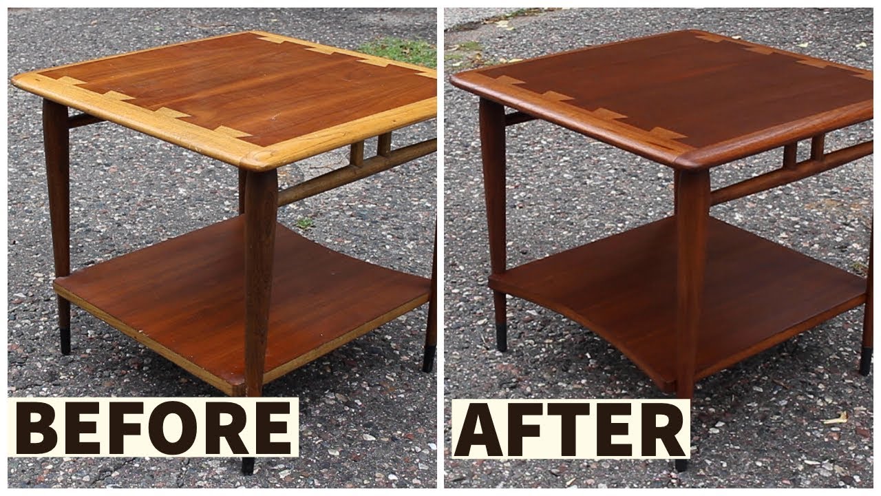 Refinishing a Mid Century Lane Acclaim Table