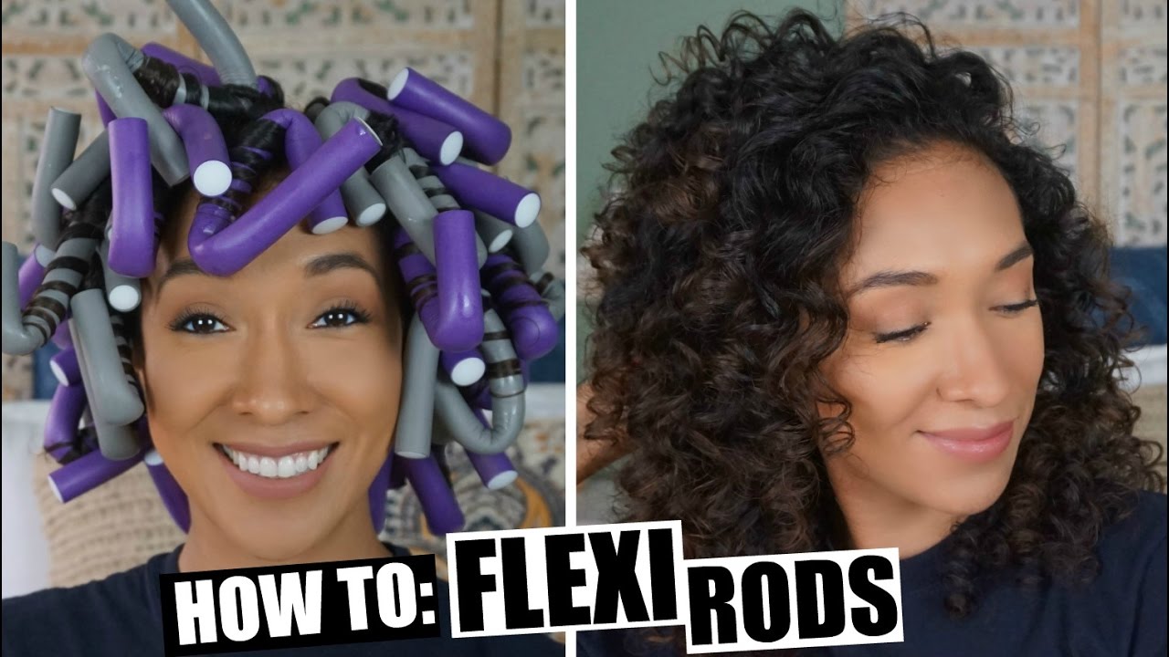 How To Flexi Rod Tutorial For Easy Curls | RisasRizos